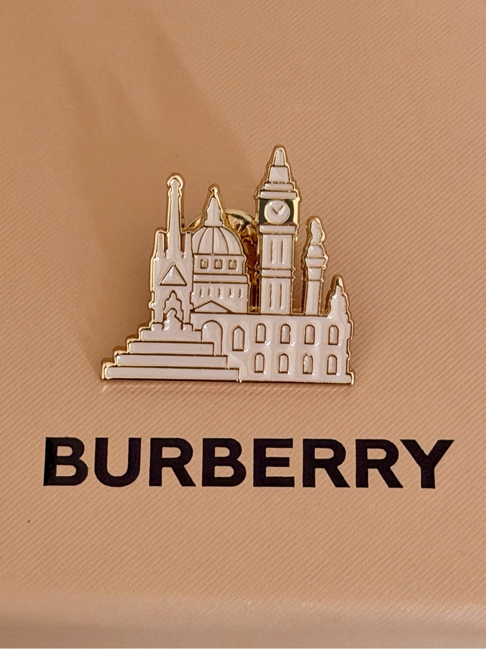 Rare Burberry Big Ben Pin Collectible Pin Accessory Brand New!